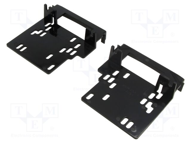 Radio frame; Chrysler,Dodge,Jeep,Lancia,Mitsubishi,VW; 2 DIN