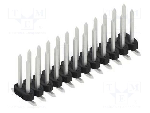 Connector: pin strips; pin header; male; PIN: 24; 2mm; SMT; 2x12