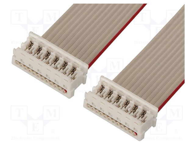 Ribbon cable with connectors