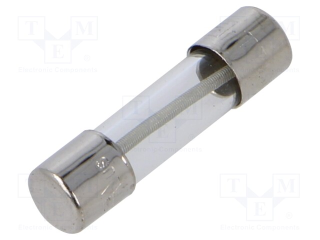 Fuse: fuse; time-lag; 0.16A; 250VAC; cylindrical,glass; 5.2x20mm