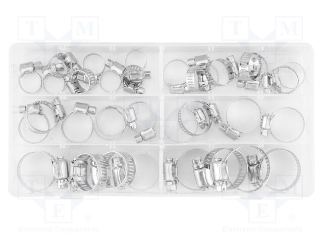 Worm gear clamp; 34pcs.
