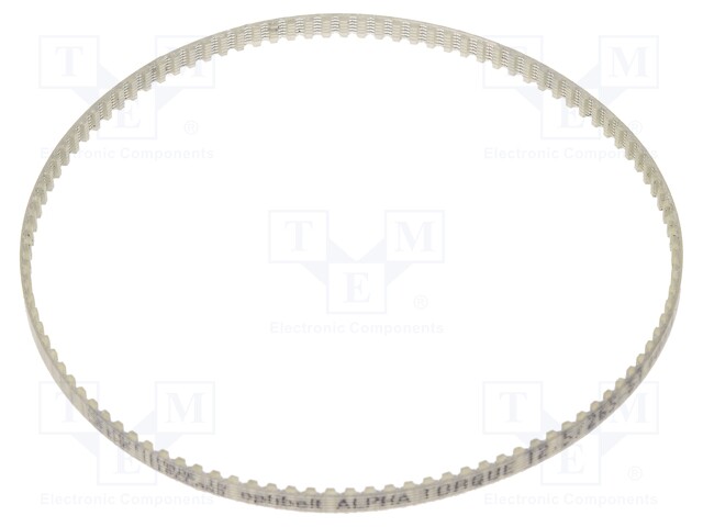 Timing belt; T2.5; W: 4mm; H: 1.3mm; Lw: 265mm; Tooth height: 0.7mm