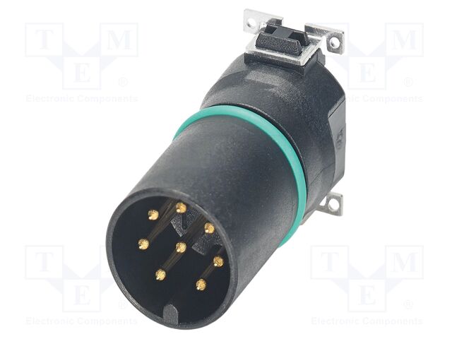 Connector: M12; contact insert; PIN: 8; 30V; straight; SMT; A code