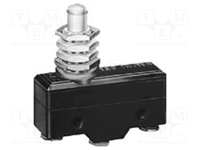 Microswitch SNAP ACTION; precise operation,with pin; SPDT; IP40