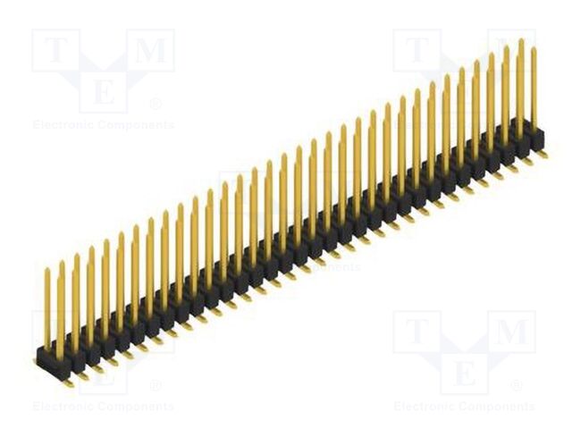Connector: pin strips; pin header; male; PIN: 66; 2.54mm; SMT; 2x33