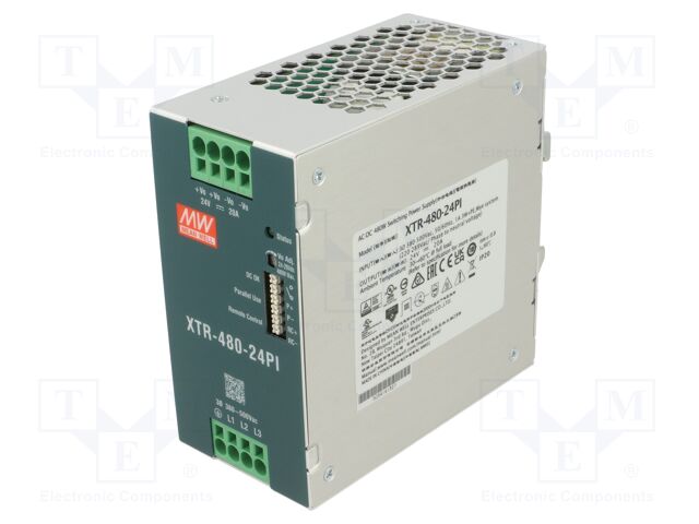 Power supply: switching; for DIN rail mounting; OUT: 1; XTR-480