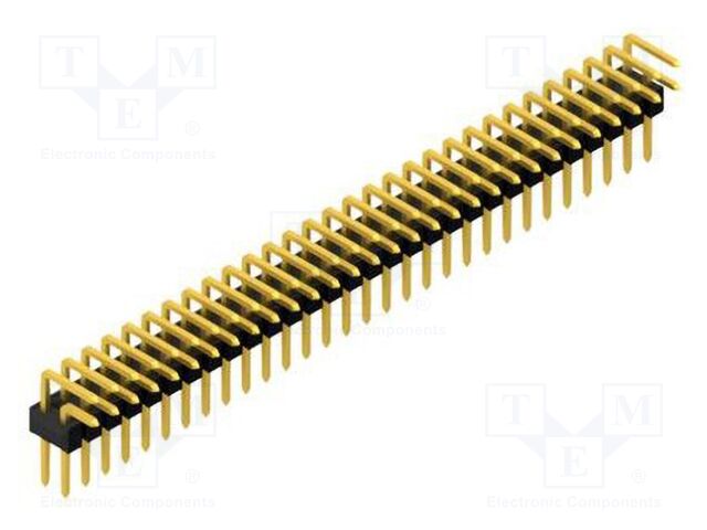 Connector: pin strips; pin header; male; PIN: 60; 2.54mm; THT; 2x30