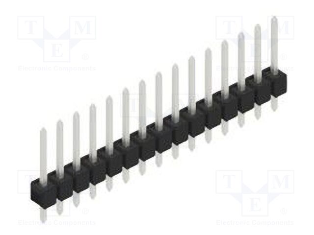 Connector: pin strips; pin header; male; PIN: 15; 2.54mm; THT; 1x15