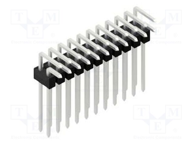 Connector: pin strips; pin header; male; PIN: 22; 2.54mm; THT; 2x11