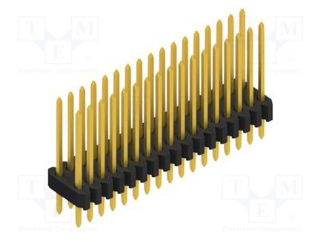 Connector: pin strips; pin header; male; PIN: 34; 1.27mm; THT; 2x17