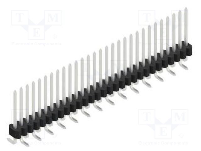 Connector: pin strips; pin header; male; PIN: 29; 1.27mm; SMT; 1x29