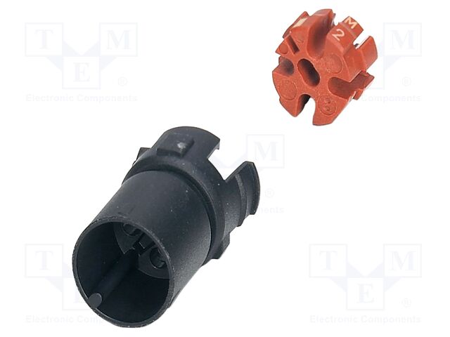 Connector: M12; contact insert; PIN: 4; 250V; straight; IP67; A code