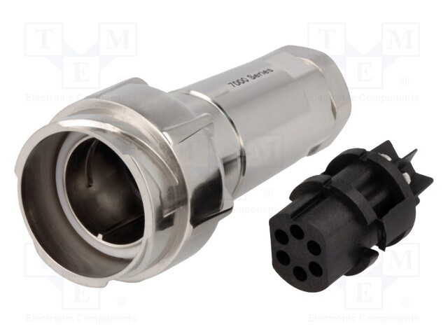 Connector: circular; plug; female; PIN: 6; Buccaneer 7000; 10A; 500V