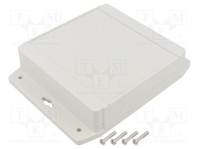 Enclosure: multipurpose; X: 140mm; Y: 141mm; Z: 37mm; 1555F; ABS; grey
