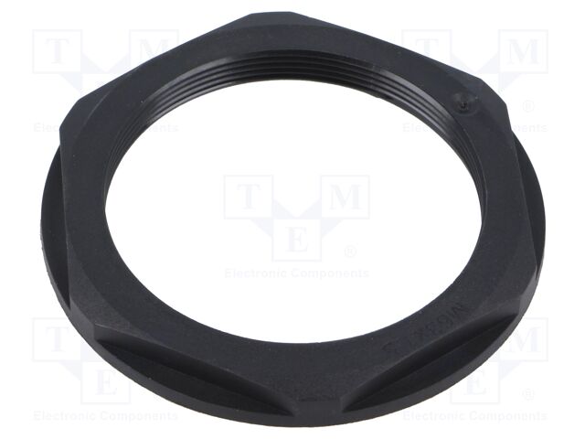 Nut; M63; polyamide 6; 75mm; black; -40÷100°C; Thread: metric