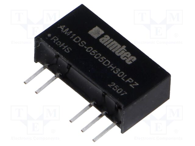 Converter: DC/DC; 1W; Uin: 4.5÷5.5V; Uout: 5VDC; Uout2: -5VDC; SIP7