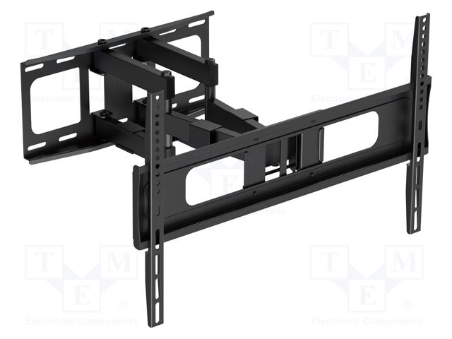 Holder; 60kg; 37÷86"; black; Arm len: 500mm; plastic,steel