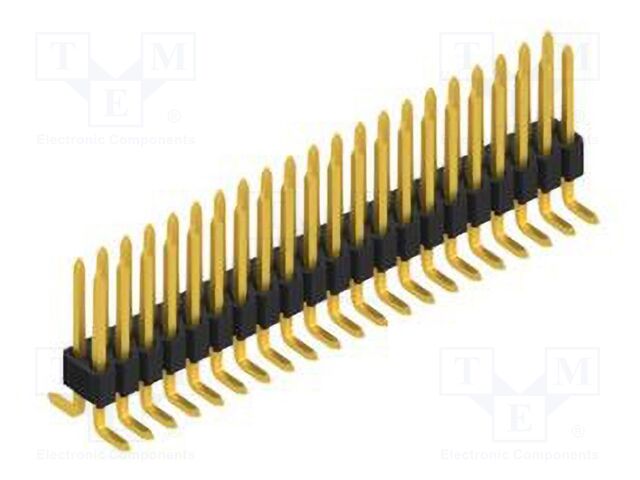 Connector: pin strips; pin header; male; PIN: 42; 1.27mm; SMT; 2x21