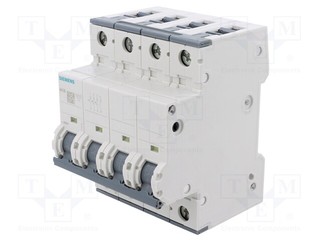 Circuit breaker; 230/400VAC; Inom: 2A; Poles: 3+N; DIN; Charact: C
