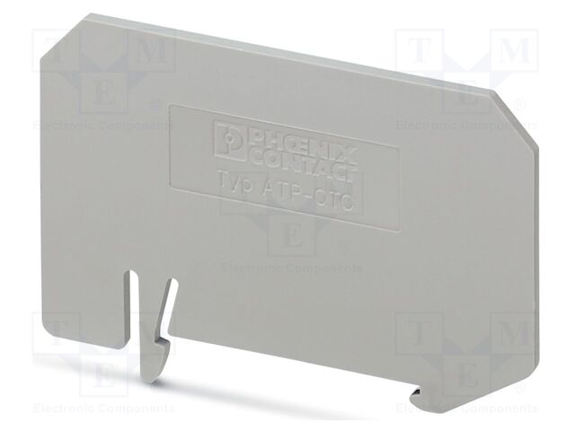 Separating plate; L: 41.8mm; W: 2mm; H: 64.4mm; Body: grey