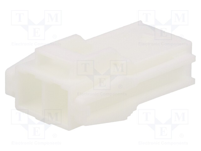 Plug; wire-wire; male; PIN: 2; w/o contacts; for cable; 6.2mm; 600V