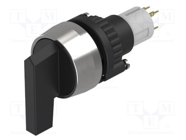 Switch: rotary; 22mm; Stabl.pos: 2; NO x2; 14; Ø22.3mm; Pos: 2