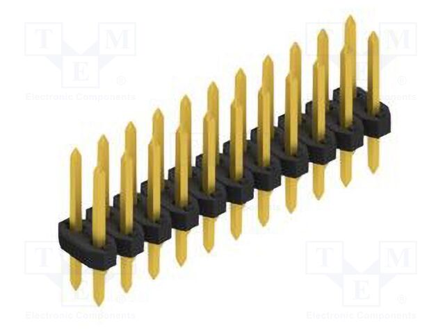Connector: pin strips; pin header; male; PIN: 22; 2mm; THT; 2x11