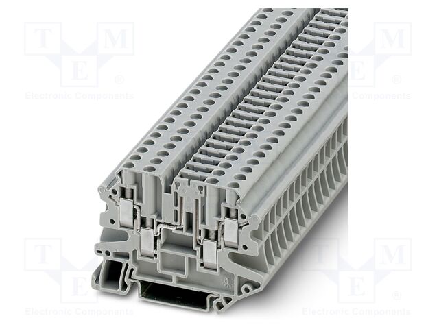 Splice terminal: rail; UT; 20A; 500V; screw terminal; PA; 0.14÷6mm2