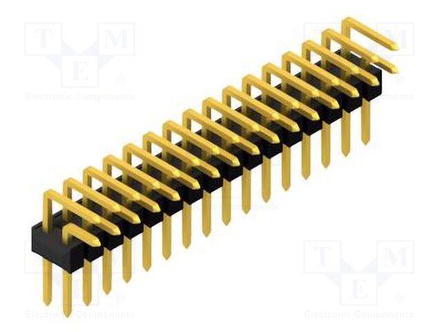 Connector: pin strips; pin header; male; PIN: 32; 2.54mm; THT; 2x16