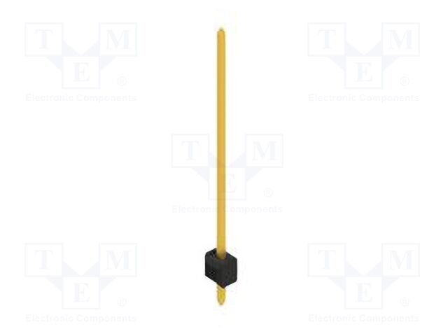 Connector: pin strips; pin header; male; PIN: 1; 2.54mm; THT; 1x1