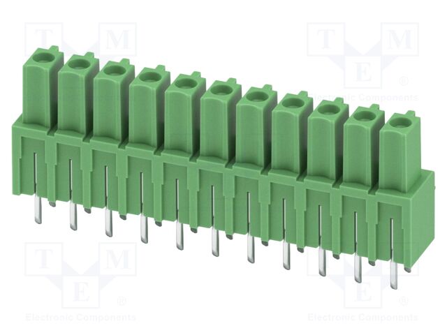 PCB headers, nominal cross section: 1.5 mm?, color: green, n