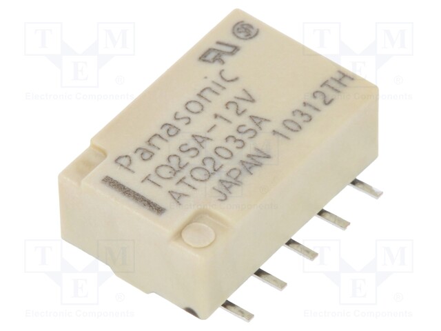 Relay: electromagnetic; Ucoil: 12VDC; 0.5A/125VAC; 1A/30VDC; 1028Ω