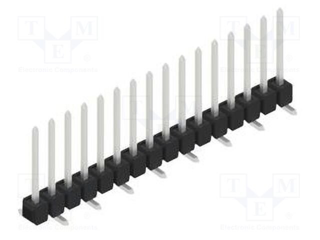 Connector: pin strips; pin header; male; PIN: 16; 2.54mm; SMT; 1x16