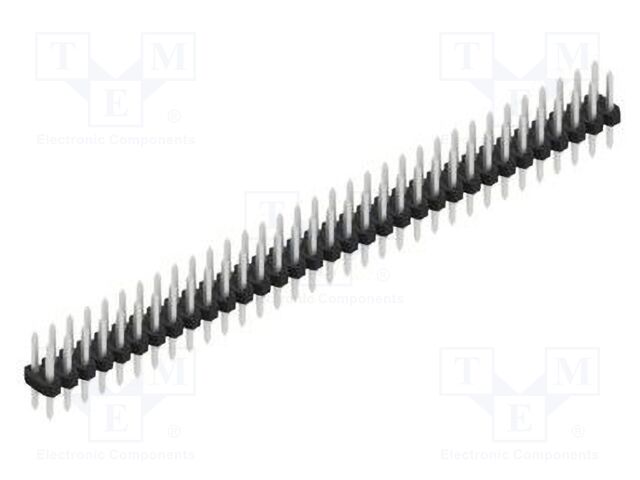 Connector: pin strips; pin header; male; PIN: 66; 2mm; THT; 2x33
