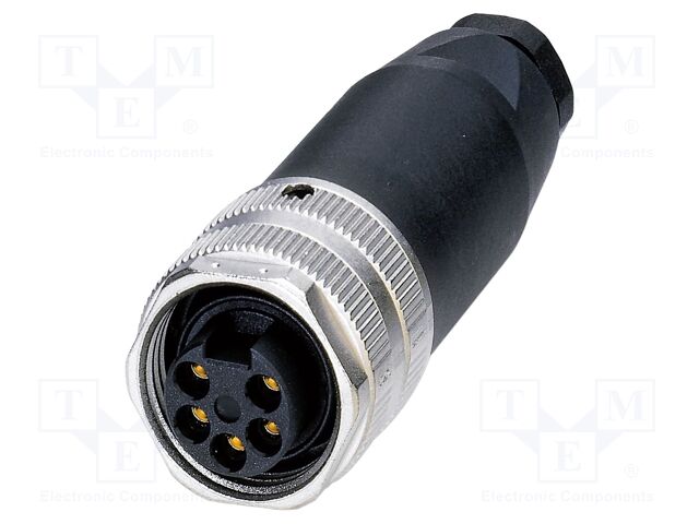 Connector: 7/8"; plug; PIN: 5; straight; unshielded; 9A; 300V; IP67