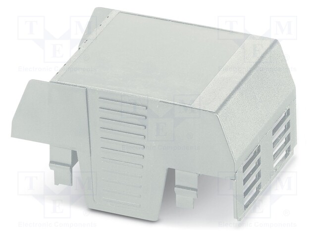 Cover; for enclosures; UL94HB; Series: EH 52,5 FLAT; Mat: ABS; grey