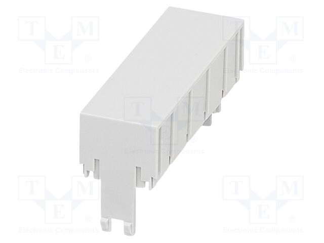 Cover; grey; UL94V-0; ME-IO 18,8; PA; X: 18.9mm; Y: 54.8mm; Z: 26mm