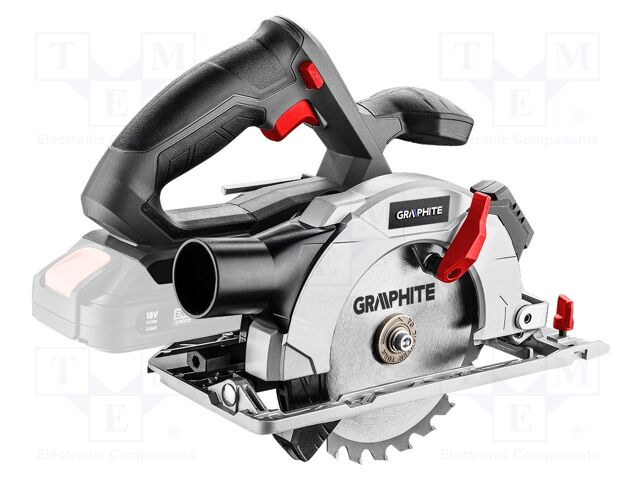 Battery cutting circular saw; battery; 4200rpm; 150mm; 18VDC