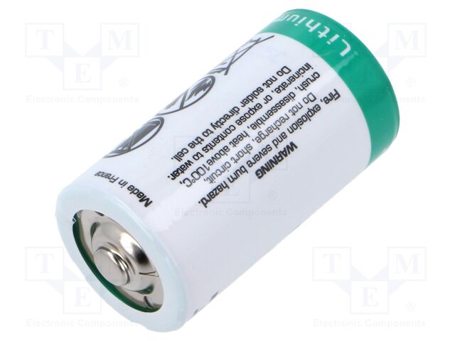 Battery: lithium; C; 3.6V; 8500mAh; non-rechargeable; Ø26x50.4mm