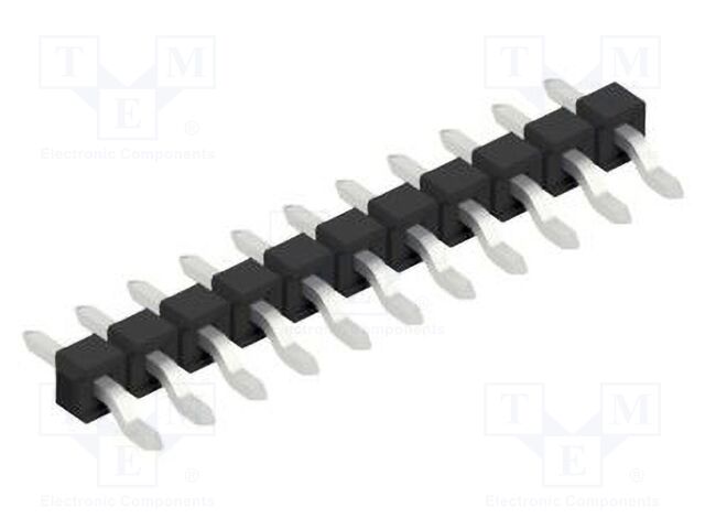 Connector: pin strips; pin header; male; PIN: 11; 2.54mm; SMT; 1x11