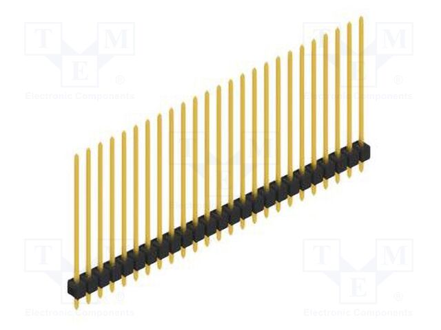 Connector: pin strips; pin header; male; PIN: 25; 2.54mm; THT; 1x25