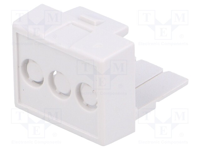 Terminals cover; 1M Modulbox One; grey; 5.08mm; Holes no: 3
