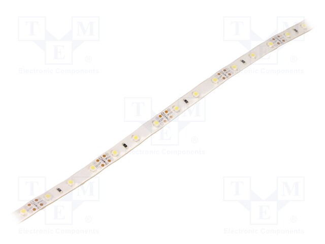 LED tape; white cold; LED/m: 60; SMD; 3528; 12V; W: 10mm; 120°; D: 5mm