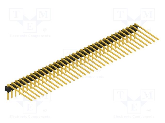 Connector: pin strips; pin header; male; PIN: 34; 2.54mm; THT; 1x34