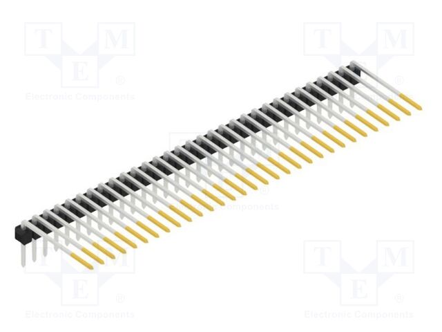 Connector: pin strips; pin header; male; PIN: 31; 2.54mm; THT; 1x31