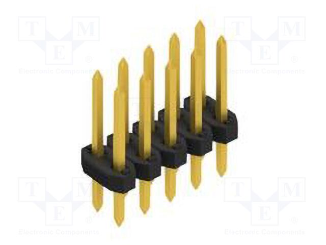 Connector: pin strips; pin header; male; PIN: 10; 2mm; THT; 2x5; 100V