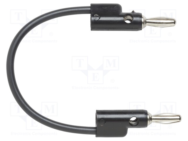 Test lead; 60VDC; 30VAC; 15A; Len: 0.102m; black; Series: B