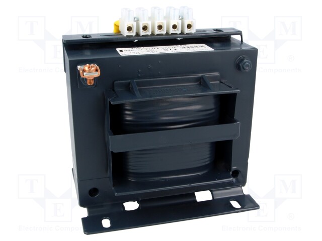 Transformer: mains; 250VA; 400VAC; 24V; Leads: terminal block; IP00