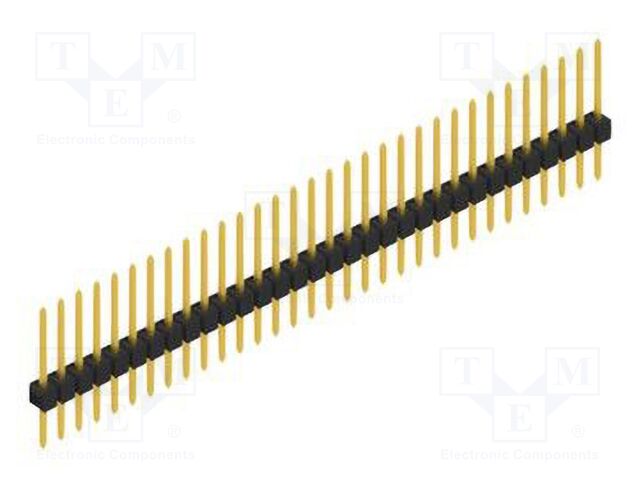 Connector: pin strips; pin header; male; PIN: 32; 2.54mm; THT; 1x32