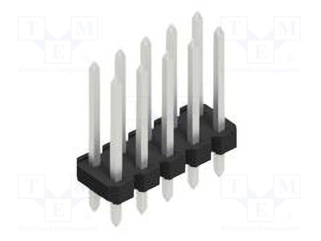 Connector: pin strips; pin header; male; PIN: 10; 2.54mm; THT; 2x5